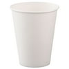 SOLO 378W-2050 8oz Single-Sided Poly Paper Hot Cups - White (50/Bag, 20 Bags/Carton)
