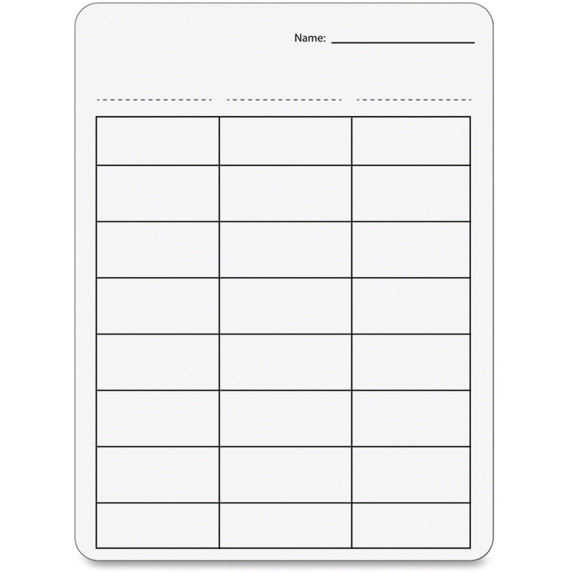 2Sided Teaching Aid Whiteboard