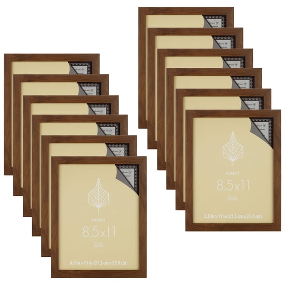 Studio Decor Rustic Narrow Frame, Aspect, 12 Pack