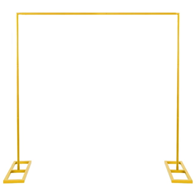 segolike Metal Wedding Arch Backdrop Stand for Indoor Outdoor Celebration Anniversary 300cmx300cm