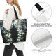 thumbnail image 3 of Easygdp Floral Angelic White Wings Bolsas Tote para Mujer, Bolsos de Hombro para Viaje, Bolsos de Mano de Gran Capacidad para Compras y Trabajo, 3 of 8