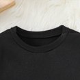 thumbnail image 6 of NOLDARES Toddler Baby Girl Clothes Cute Print Infant Long Sleeve Sweathsirt Fall Winter Outfits Kids Pullover Pants Set(Black,3-4 Y), 6 of 8