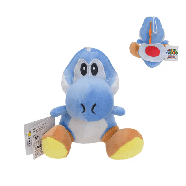 Peluche Yoshi Azul Oscuro Nintendo Super Mario Bros 14.5 cm