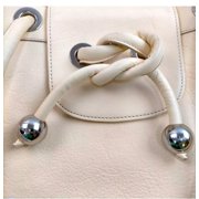 Chloe Hand Bag Beige Leather Donna Bella