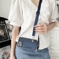 thumbnail image 4 of Luxury Litchi Leather Wrist Strap Stand Phone Cases For iPhone 15 14 Pro Max 13 12 Mini XS XR 7 8 Plus Necklace Crossbody Cover, 4 of 5
