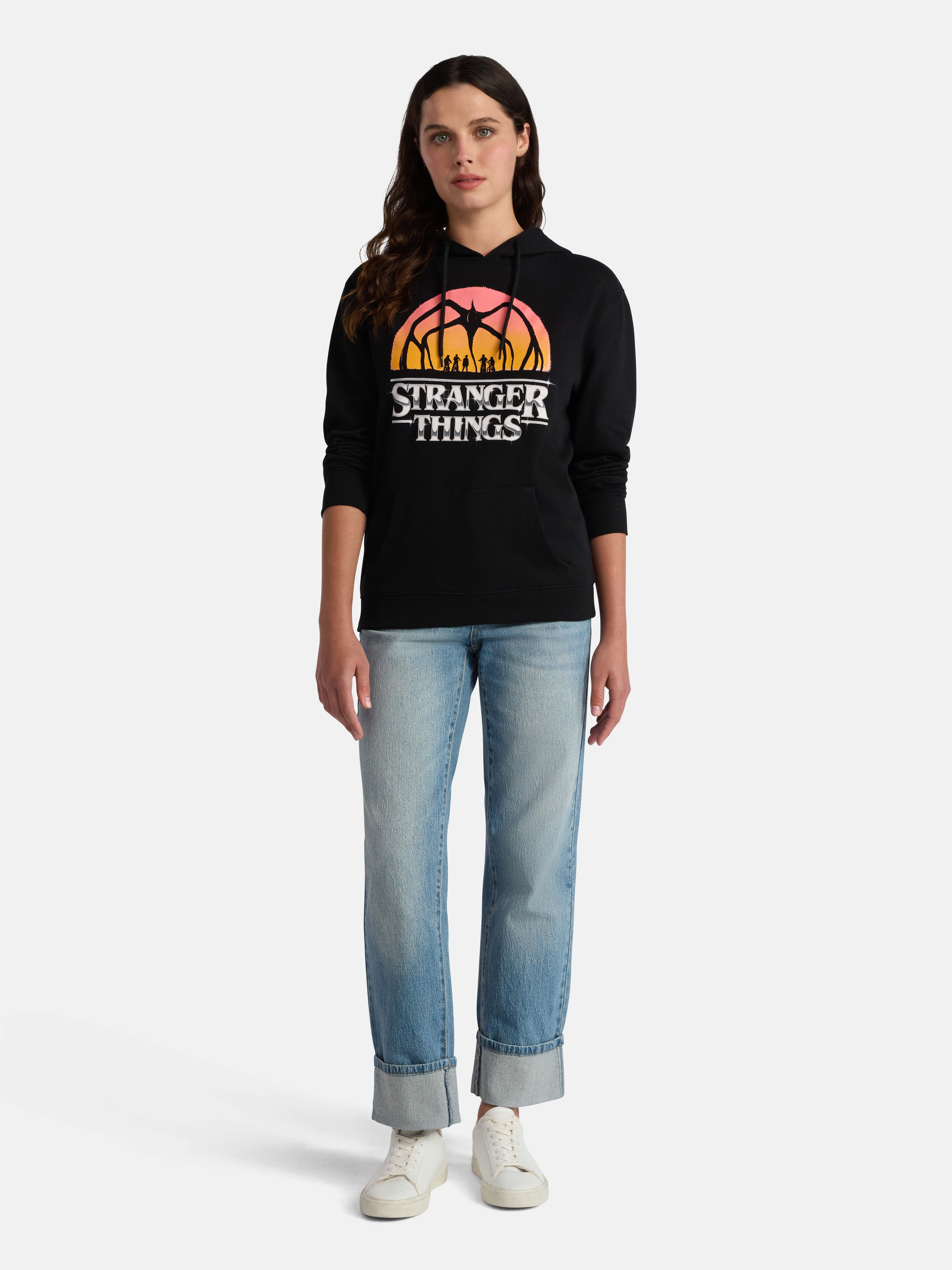 Netflix Stranger Things Graphic Hoodie, Women's and Women's Plus