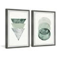 thumbnail image 2 of Parvez Taj Midnight Forest Shapes Diptych, 2 of 6