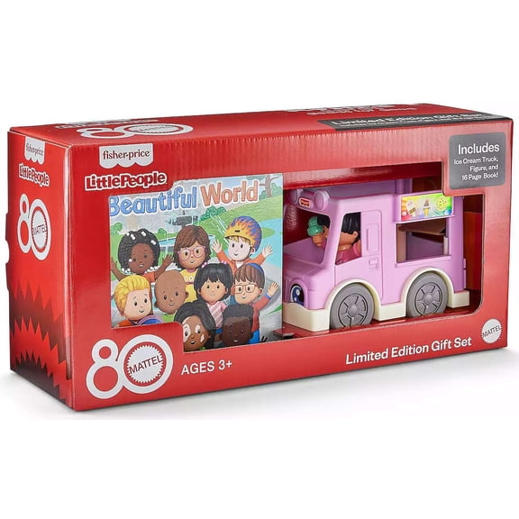 Little People Ice Cream Truck Playset & Book