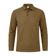 thumbnail image 6 of StSilkitty Mens Golf Sweatshirt Color Block Long Sleeve Collared Button Sweatshirts Lightweight Casual Pullover Tops, 6 of 7