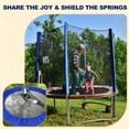 thumbnail image 6 of Uxcell Trampolines Spring Cover, Round Small Replacement Cover 6 Holes for Indoor Home Fitness 36 Inch & Blue, 6 of 7