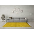 thumbnail image 3 of Ahgly Company Machine Washable Indoor Rectangle Oriental Yellow Traditional Area Rugs, 4' x 6', 3 of 4