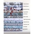 thumbnail image 3 of Tribeca Living Soft 170-GSM Cotton Flannel Printed Extra Deep Pocket Sheet Set Floryn Soft Blue Queen Floral, 3 of 5