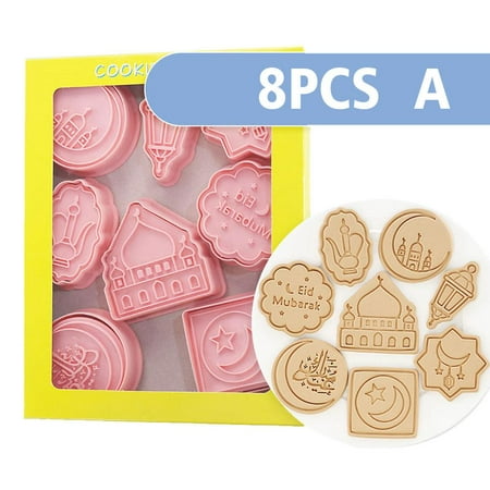 

Eid Mubarak Biscuit Cookie Cutter Set Ramadan Kareem Decoration 202 L0N0