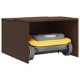 thumbnail image 2 of vidaXL Tondeuse Robot Garage Marron 86x90x52/57 cm Rotin Poly, 2 of 5