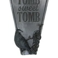 thumbnail image 6 of Gothic Raven Crows On Graveyard Tomb Coffin Headstone Black Roses Wall Decor, 6 of 10