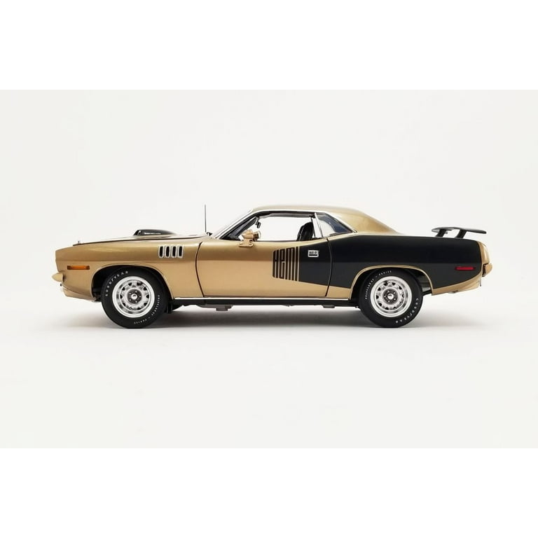Free Shipping! 1971 Plymouth Hemi Barracuda, Gold Leaf with Black