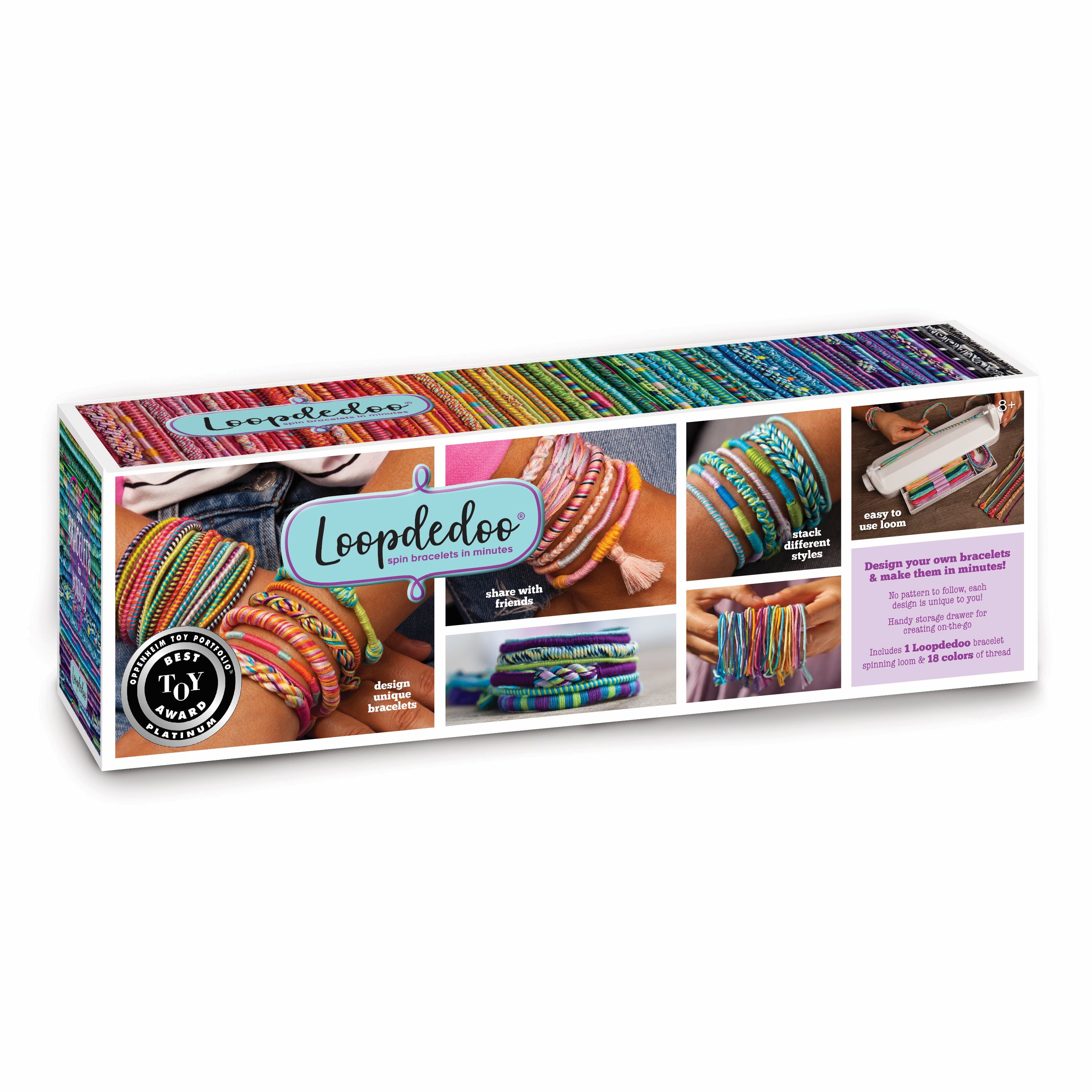 Loopdedoo Bracelet Maker, Jewelry Making Kit, Friendship Bracelets, Children Ages 8 and up