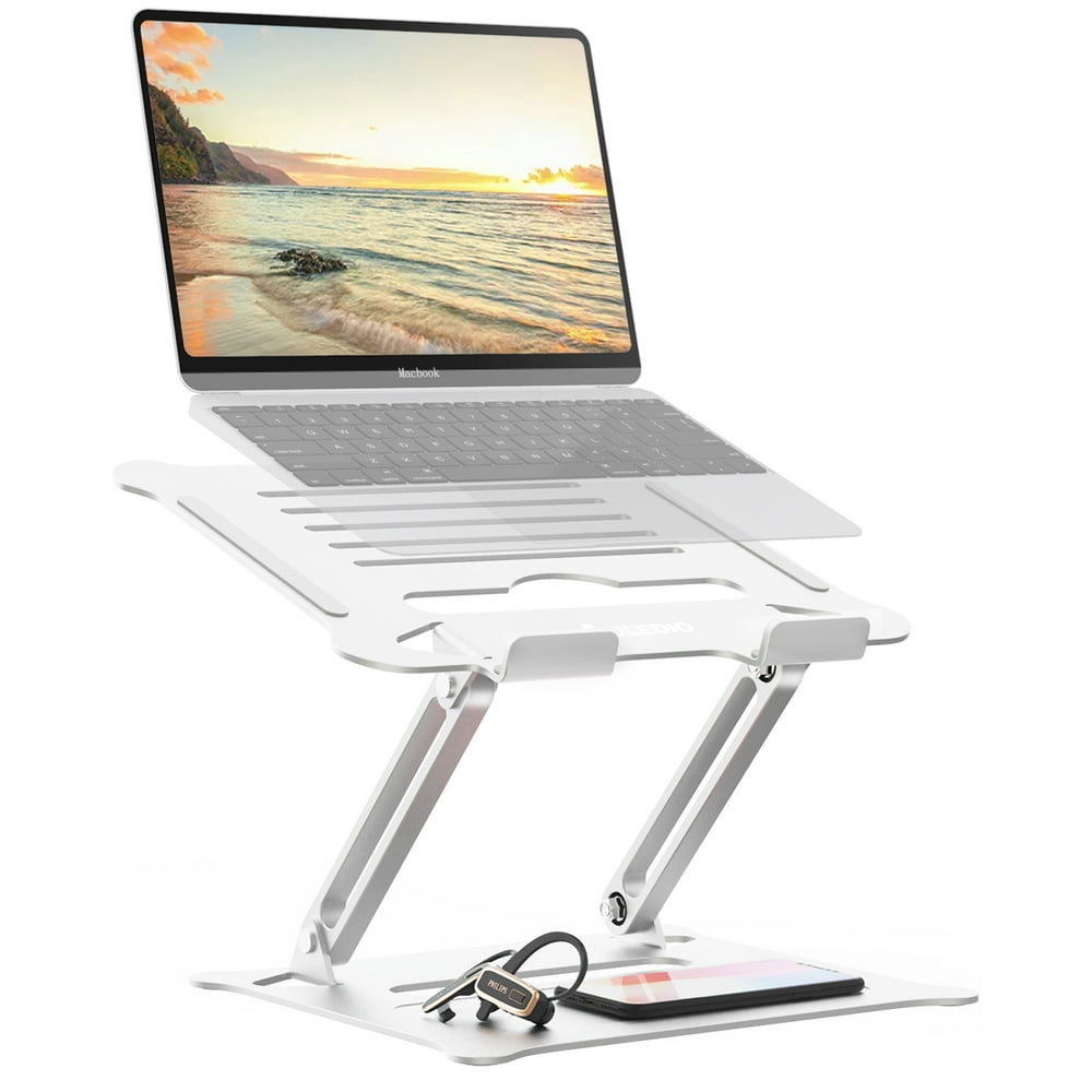 Auledio Laptop Stand, Adjustable Aluminum Laptop Riser for Desk