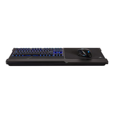 CORSAIR Gaming K63 Wireless & Lapboard Combo - Keyboard - with mouse pad - backlit - wireless - USB, 2.4 GHz, Bluetooth 4.2 - US - key switch: CHERRY MX (Best Bluetooth Keyboard Mouse Combo)