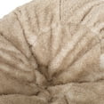 thumbnail image 2 of Noble House Blalock Faux Fur 3 ft. Winter Bean Bag, Snow White and Beige, 2 of 5