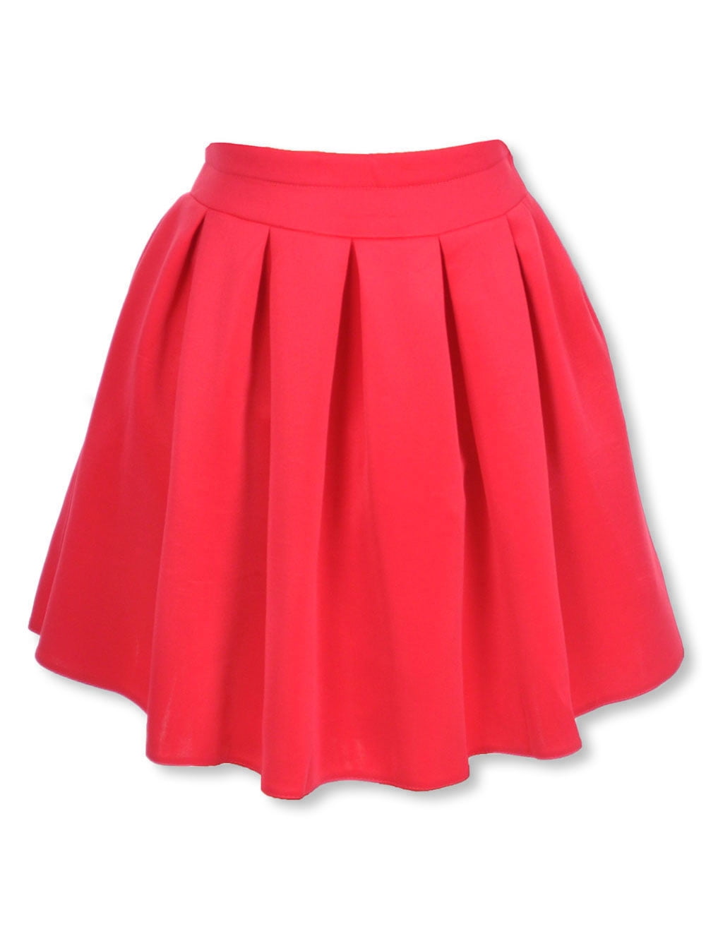 Pink Butterfly Girls' Pleated Scuba Skirt fuchsia, 16 (Big Girls