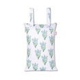 thumbnail image 1 of Bolsa de almacenamiento de pañales de gran capacidad con doble asa impermeable y a prueba de polvo con estampado navideño, 1 of 5