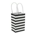 thumbnail image 5 of Unique Bargains 6 Pcs Gift Bags Stripes Gift Packaging Black, 5 of 5