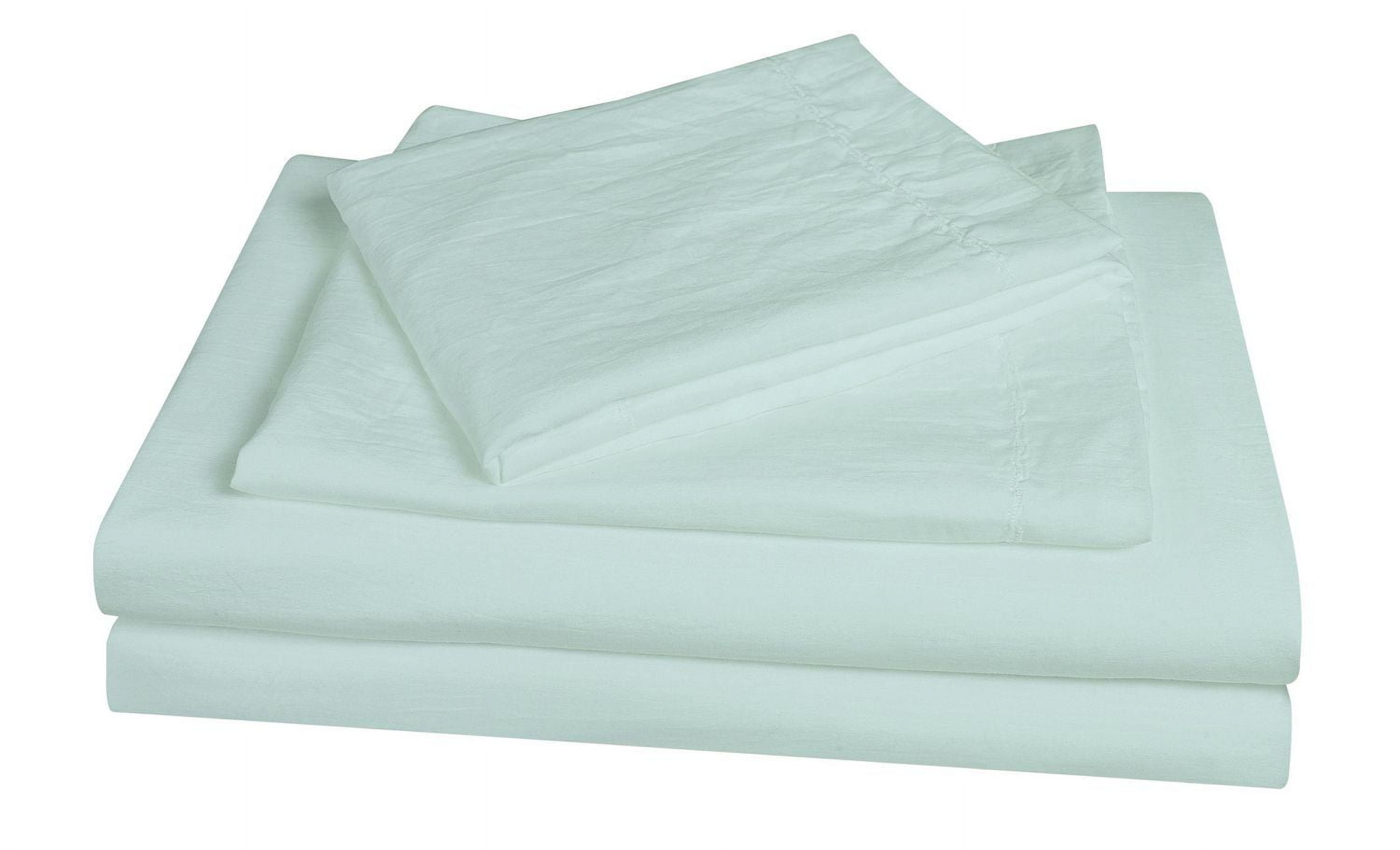 Ensemble de housse de couette en tissu froissé naturel ultra doux - Fermeture éclair