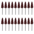 thumbnail image 1 of 20 Pcs Roue Abrasive en Forme de Cône avec Poignée pour Ébavurage et Ponçage, 1 of 8