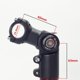 thumbnail image 4 of Vástago de bicicleta elevador de vástago de bicicleta accesorio de reparación ángulo ajustable Metal montaña 254 mm x 60 mm, 4 of 8