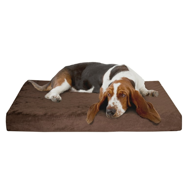 Petmaker Small Tan Egg Crate Memory Foam Orthopedic Pet Bed