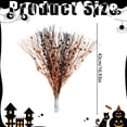 thumbnail image 5 of FENGGHAO Artificial Flowers Halloween Glitter Twigs Branches With Curly Berry Picks, Fall Decor For Vase Filler, Autumn Home Table Decoration And Seasonal Arrangement In Orange, 5 of 6