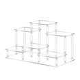 thumbnail image 1 of HILABEE Acrylic Display Riser Collectibles Display Shelf Layered Support Bracket Display Large Clear, 1 of 9