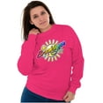thumbnail image 4 of XOMG POP Brooklynn Sunshine Star Women Plus Size Sweatshirt Brisco Brands 3X, 4 of 5