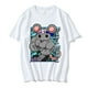 thumbnail image 1 of Camiseta de Manga divertida de Muki Gym, camiseta de Anime Demon Slayer, Uzui Tengen, camisetas de algodón de gran tamaño, ropa de calle xuanjing unisex, 1 of 2