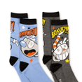 thumbnail image 3 of Pack de 2 calcetines Hypnotic Cuphead y Mugman para adultos, 3 of 6