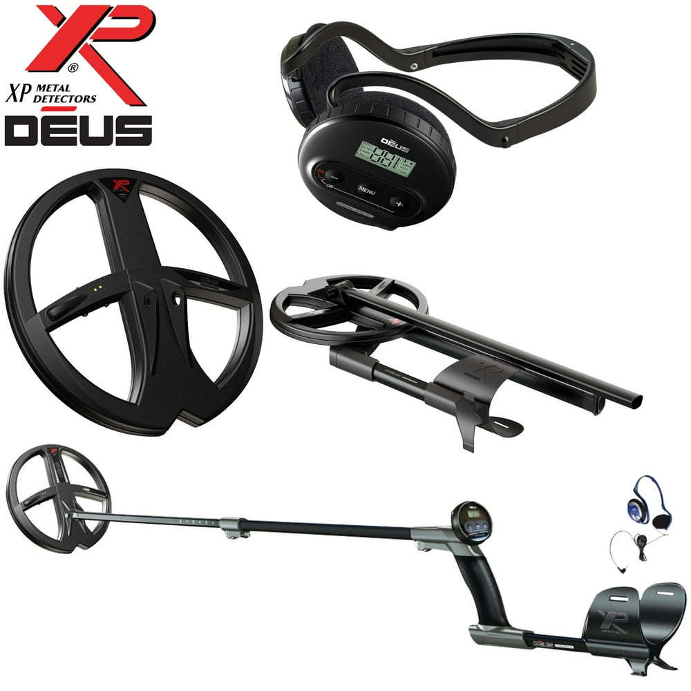 XP Deus Metal Detector w/ Backphone Headphones and 9” X35 Waterproof