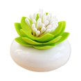 thumbnail image 1 of Cateissary 2020 soporte de flor de loto caja de palillos de dientes caja de almacenamiento de bastoncillos de algodón rosa/verde Type5 NO5, 1 of 3