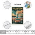 thumbnail image 2 of Inspirational Yellowstone National Park Retro Travel Motivational Wall Art Poster Decor for Cafe Meditation Office Canvas Poster, 2 of 8