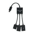 thumbnail image 5 of 3in1 USB To 2 OTG 3 Port HUB Cable Splitter Micro-USB Adapter Converter For Tablet Computer Keyboard, 5 of 6