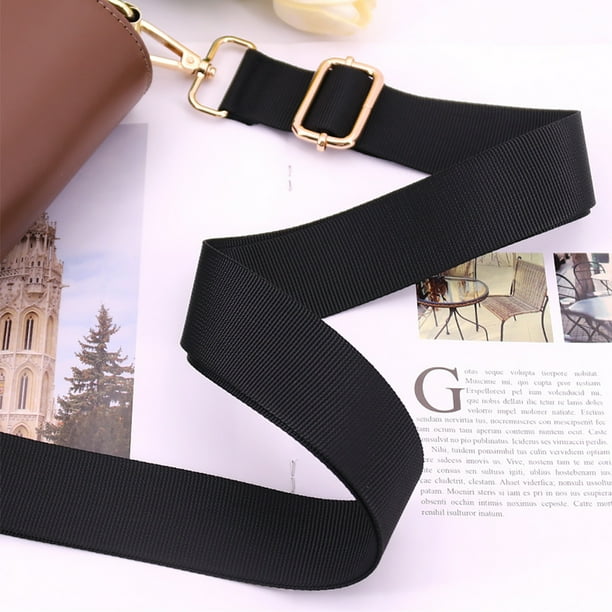 Wweixi Handbag Wide Belt Crossbody Bag Strap Replacement Thickening Removable Bags Part Accessory Detachable Webbing Straps Brown Light Gold Button Walmart