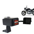 thumbnail image 2 of Cargador de motocicleta QC 3.0 Dual USB 9V-12V Cargador de motocicleta a prueba de agua Adaptador de enchufe con interruptor, 2 of 5