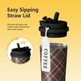thumbnail image 3 of Christmas 18oz Double Drinking Coffee Mug – Vacuum Insulated Stainless Steel Travel Cup with Leakproof Lid, 316 Steel Thermos Tumbler for Hot & Cold Beverages, 3 of 7