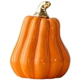thumbnail image 1 of Miangastore Ceramic Pumpkin Figurine Halloween Table Accent Ceramic Pumpkin Table Ornament, 1 of 8