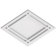 thumbnail image 1 of Ekena Millwork CMP14X9DD 9.37 x 14 in. Rectangle Diamond Architectural Grade PVC Contemporary Ceiling Medallion, 1 of 1