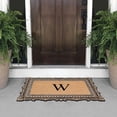 thumbnail image 6 of A1HC Natural Rubber & Coir 24x36 Monogrammed Doormat For Front Door, Anti-Shed Treated Durable Doormat for Outdoor Entrance, Heavy Duty, Low Profile, Easy to Clean, Long Lasting Front Porch Entry Rug, 6 of 7
