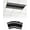 Black White, variant on Dark Sage Green Fluorescent Light Covers for Ceiling Lights 4x2 feet,1 Pack Magnetic Light Filters for Classroom,Farmhouse Sage Green White Striped Fluorescent Light Shade Panel for Office School