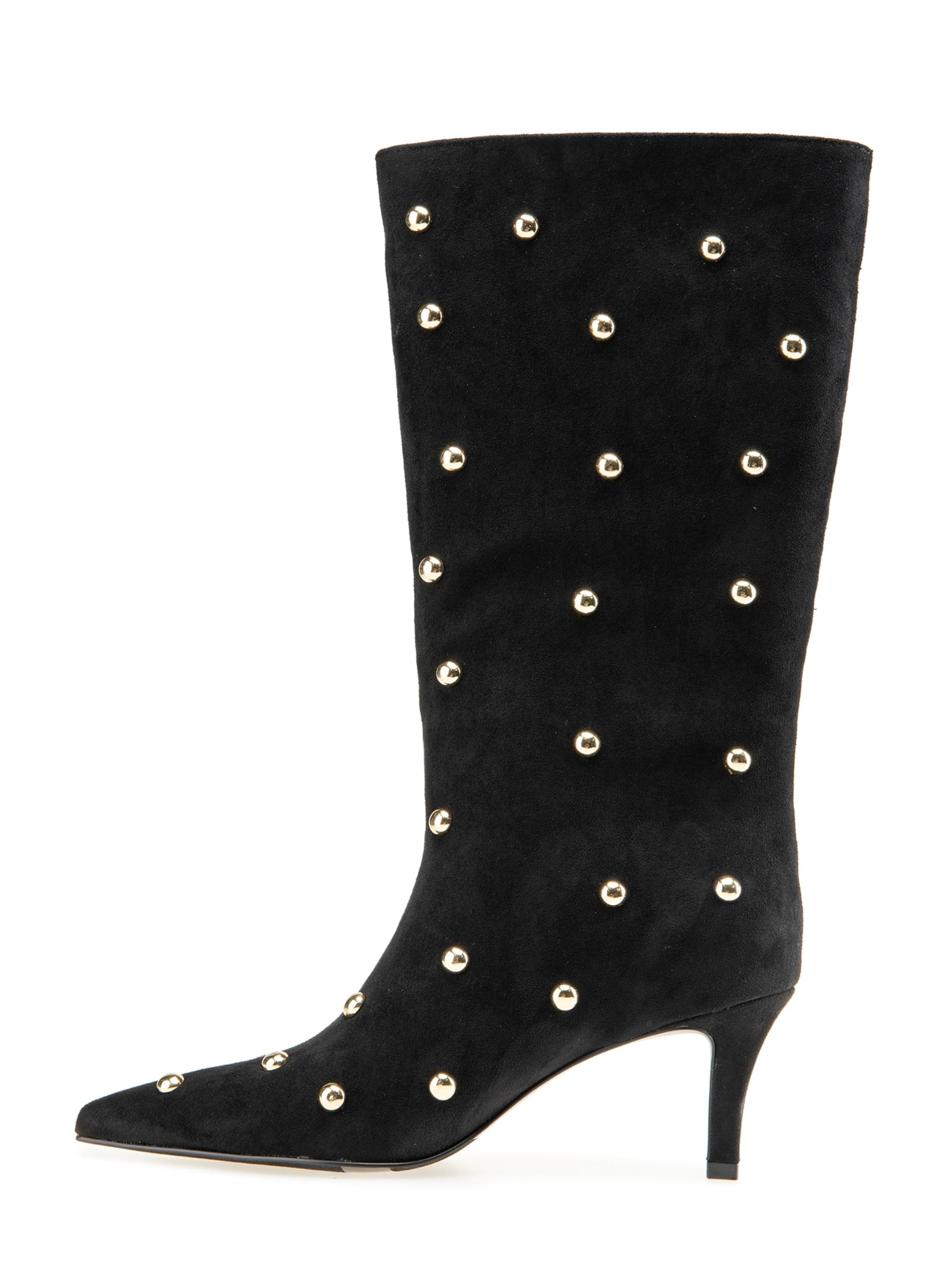 RM by Rebecca Minkoff Women's Heidi Tall Studded Pointy Toe Heeled Boot