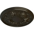 thumbnail image 3 of Ekena Millwork 11 3/4"OD x 1 1/4"P Wakefield Ceiling Medallion (Fits Canopies up to 3 5/8"), Hand-Painted Stone Hearth, 3 of 7