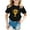 Black, variant on Hiijoy Infant Girls Father's Day Graphic Tee Short Sleeve Casual T-Shirt, Sizes 18M-8Y